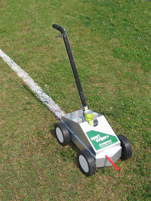 Terrain de foot tracage de lignes