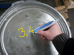 marqueur à bille utilisation
