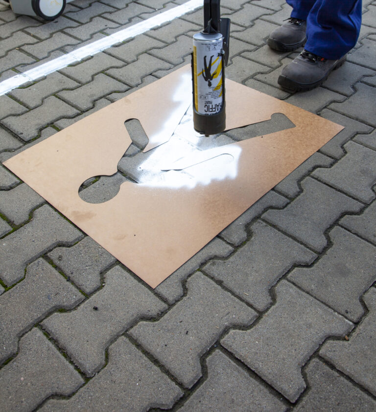Peinture Routière De Signalisation 24 Kg Jaune - Marquage Au Sol Parking, Traçage Asphalte/Béton