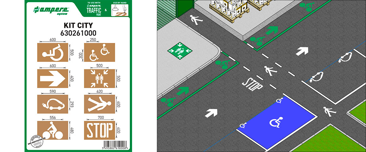 Road Traffic Stencils