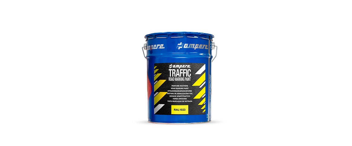 Vernice per la segnaletica di strade pubbliche AMPERE TRAFFIC ROAD MARKING PAINT - 5 Kg