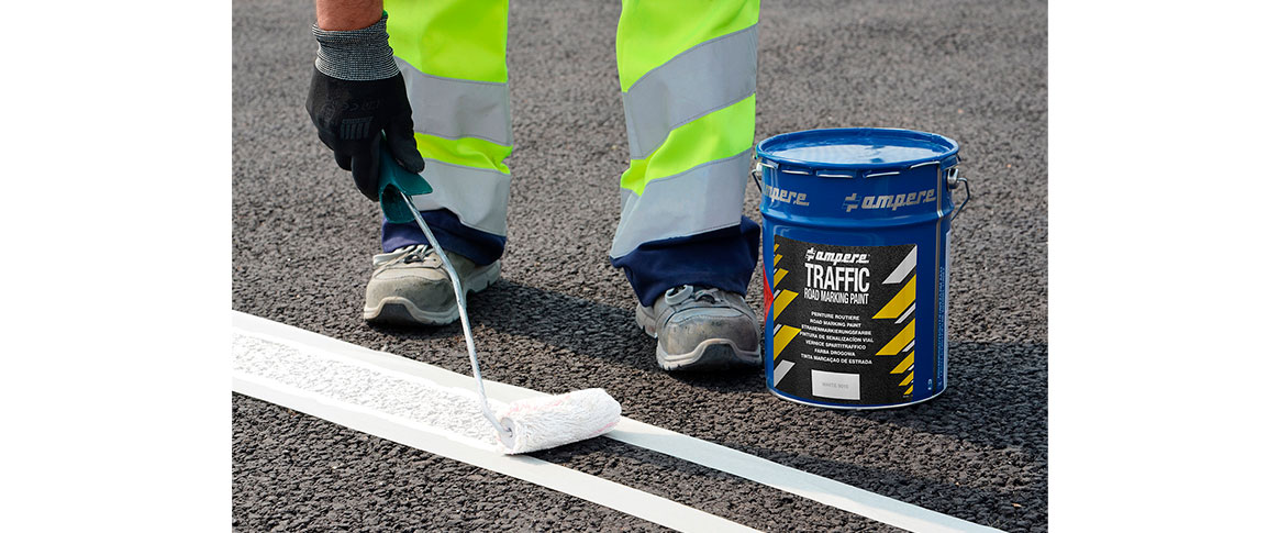 Vernice spartitraffico AMPERE TRAFFIC ROAD MARKING PAINT