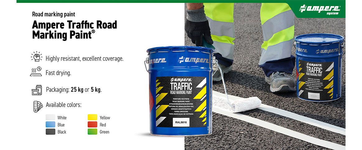 Road Marking Paint AMPERE TRAFFIC ROAD MARKING PAINT