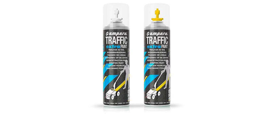 Read more about the article BODENMARKIERFARBE – AMPERE TRAFFIC EXTRA PAINT®