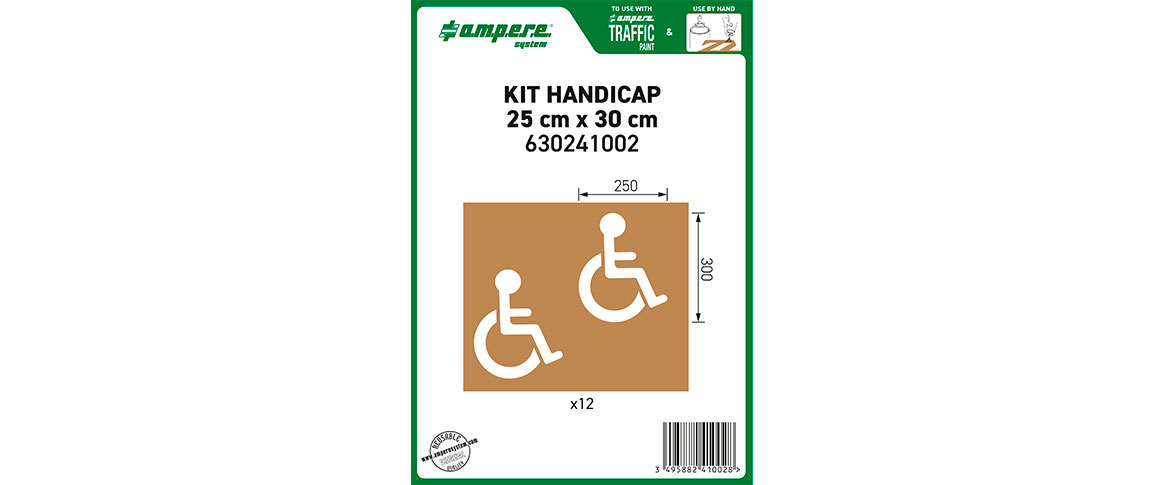 Szablony Inwalidztwo 25 x 30 cm