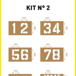 Kit De Pochoirs Transparents Pour Tableau Noir De Restaurant/Café - Formes, Lettres Et Chiffres Inclus