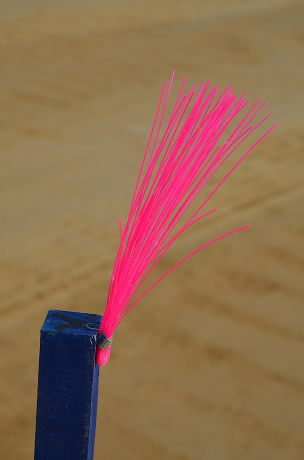Fluo stake marker