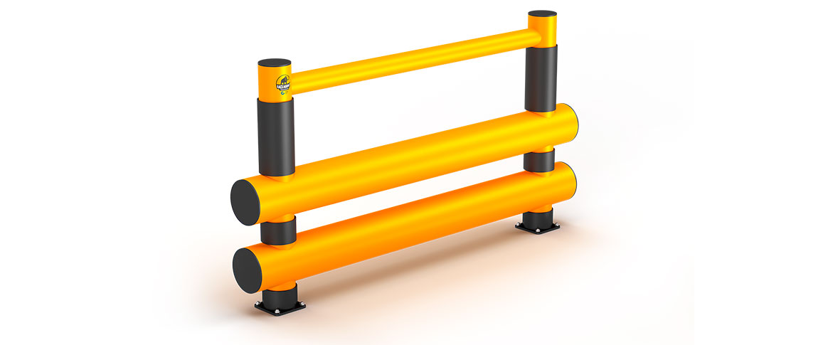 Pedestrian Barrier Double Bumper -Rack-mammut