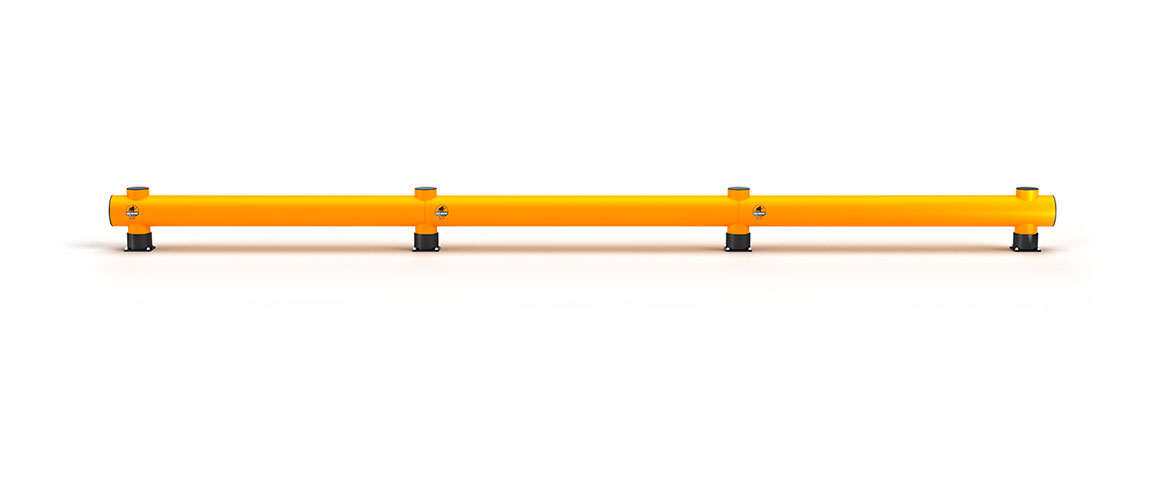 Rammschutzbarriere Einzelplanke RACK MAMMUT