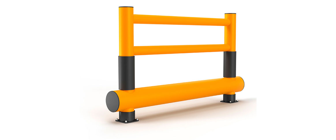 Single Bumper Pedestrian Barrier