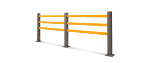standard pedestrian barrier-path separation