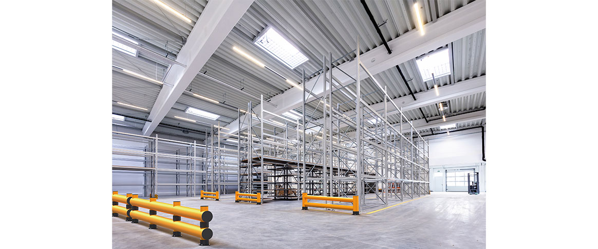 Rammschutzbarriere Doppelplanke RACK MAMMUT