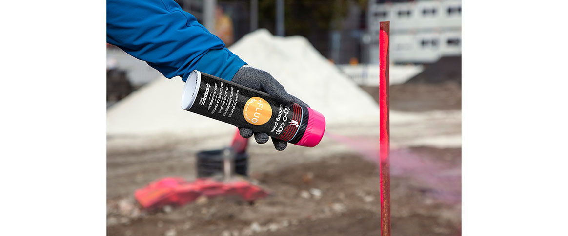 Traceur de chantier FLUO TRIG A CAP Extra Marking Paint