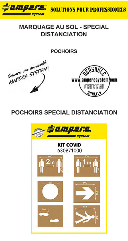Marquage au sol - Special Distanciation sociale