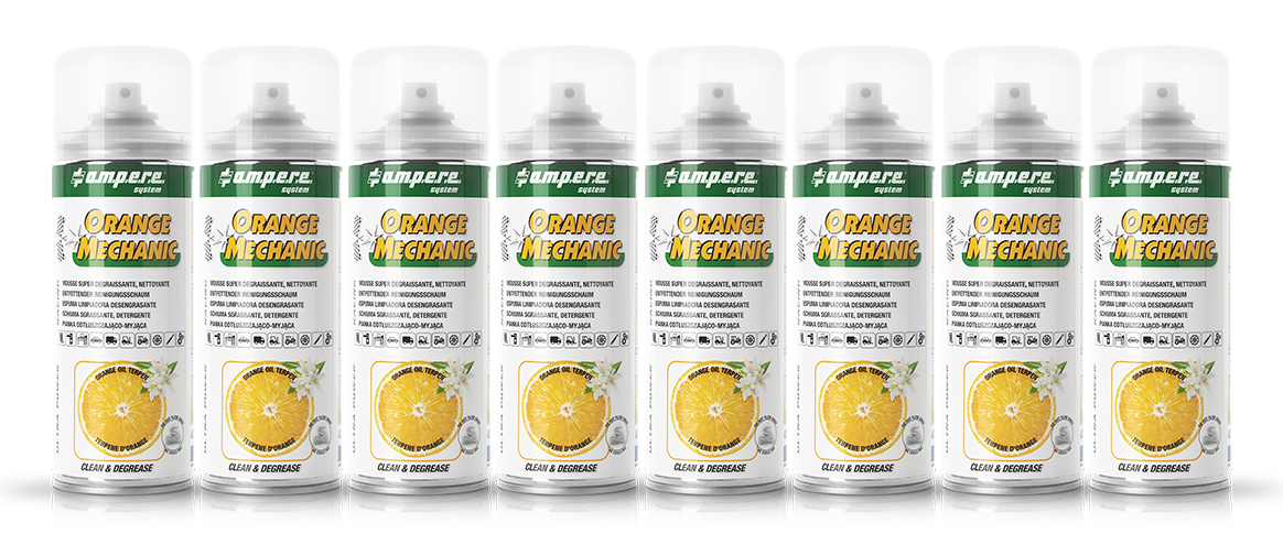 Super degreasing cleaning foam