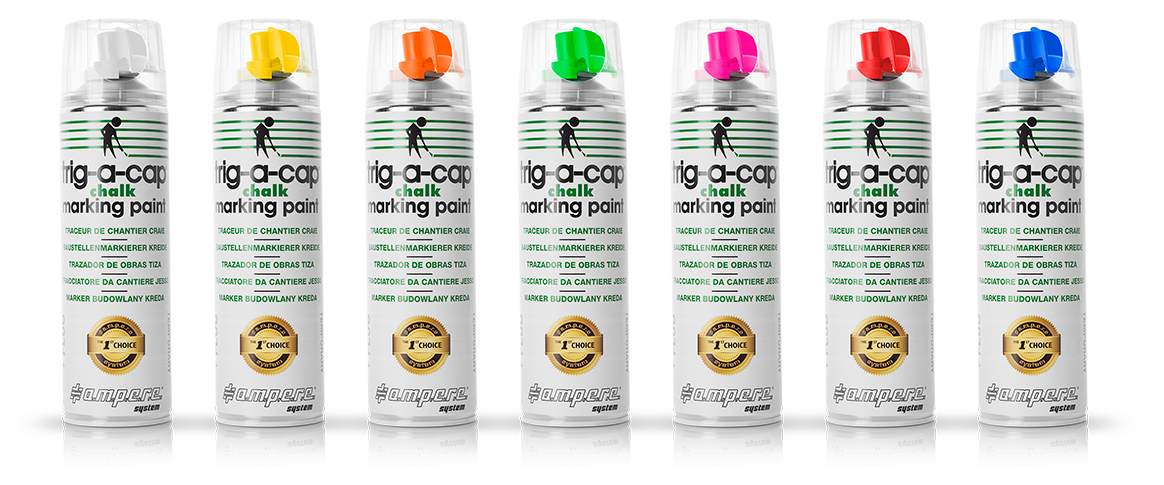 Traceur de chantier craie trig-a-cap-chalk