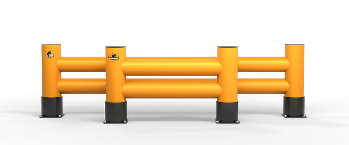 Rack-Mammut Rack End Double Rail Barrier