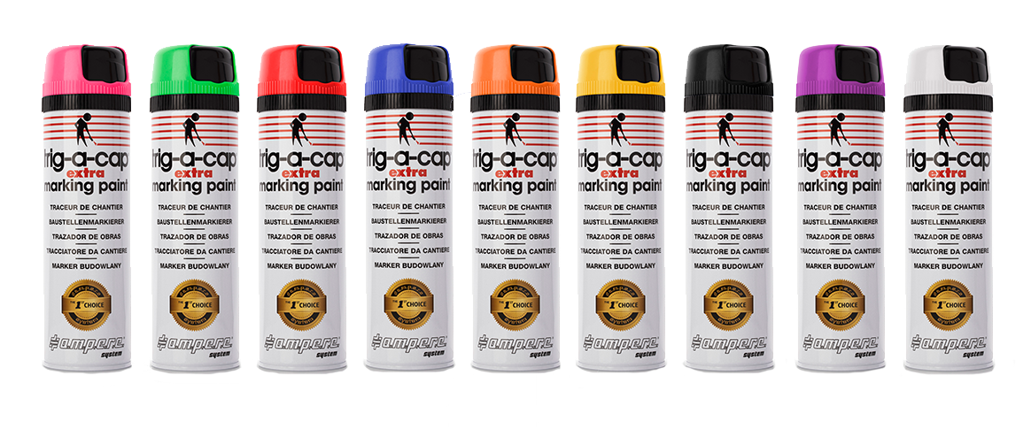 FARBA GEODEZYJNO-BUDOWLANA TRIG-A-CAP EXTRA MARKING PAINT