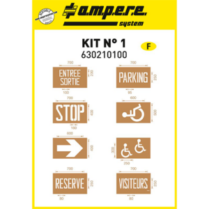 POCHOIRS POUR SIGNALISATION