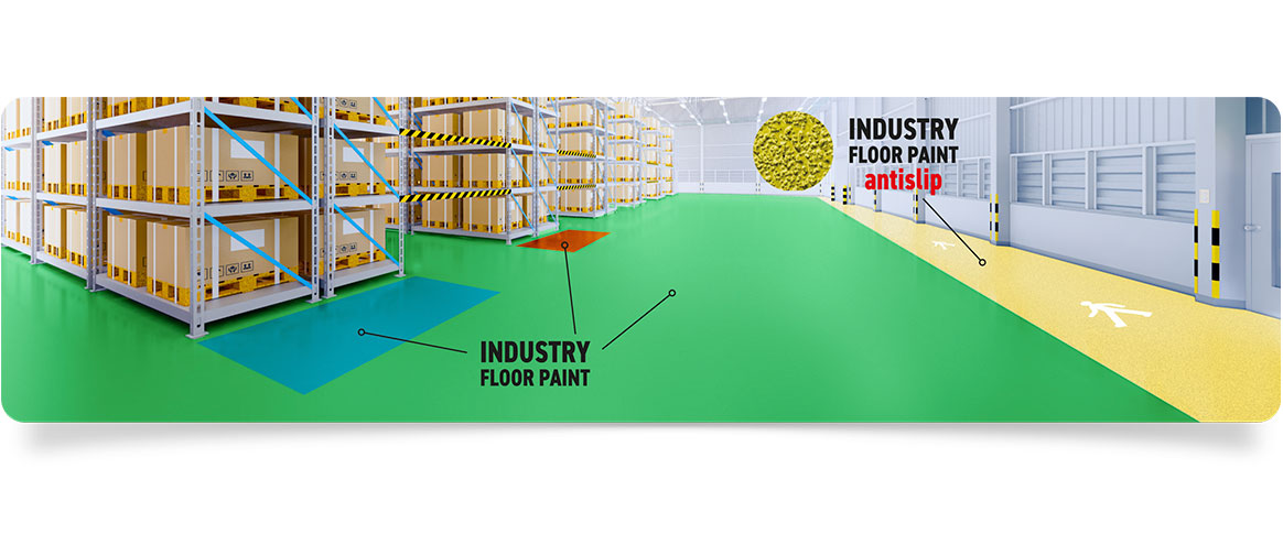 Peinture de sol de haute qualité